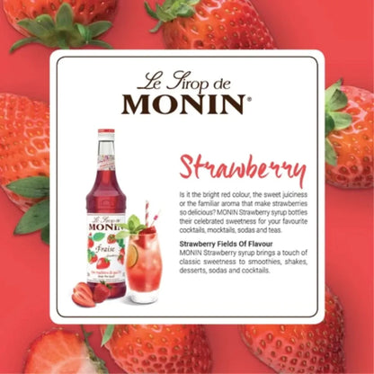 Monin Strawberry Syrup 700ml