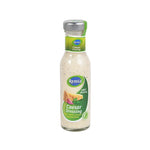 Remia Caesar Salad Dressing 250ml bottle, creamy dressing for salads, in a clear plastic container with label.