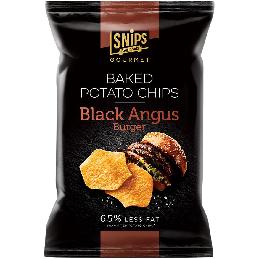 Snips Black Angus Burger Baked Potato Chips