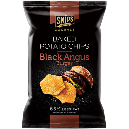 Snips Black Angus Burger Baked Potato Chips