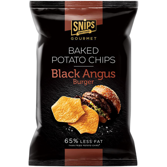 Snips Black Angus Burger Baked Potato Chips
