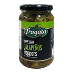 Dried Fragata Jalapeno peppers in a 350g package, showcasing vibrant green jalapenos ready for cooking or seasoning.