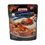 Brook Pork Curry Japanese Style 120g dry grocery package with curry powder and seasoning in a clear bag.