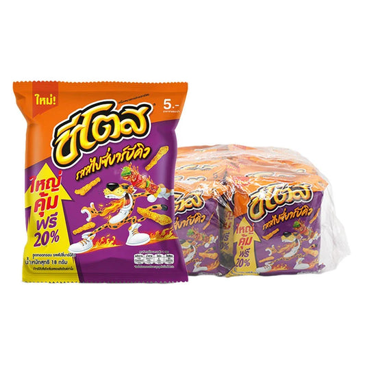 Cheetos Corn Snack Spicy Barbecue 18g x12
