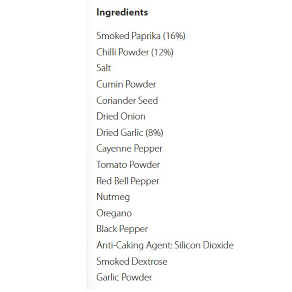 Sainsbury's Itc Fajita Seasoning
