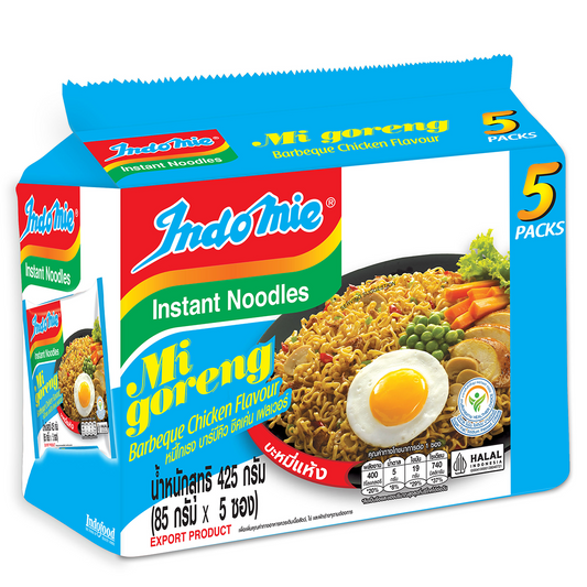 Indomie Mi Goreng Instant Noodles Barbeque Chicken Flavour