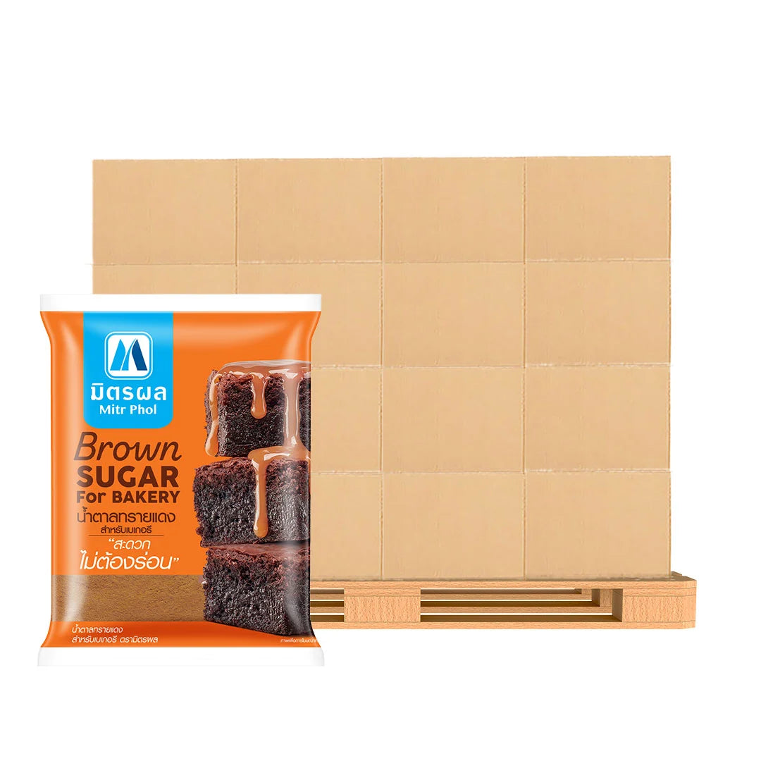 MITR PHOL Bakery Brown Sugar (1 Pallet) 1kg x180 bags