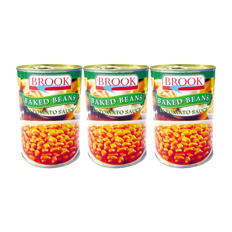 BROOK Bake Bean In Tomato Sauce 425g x3
