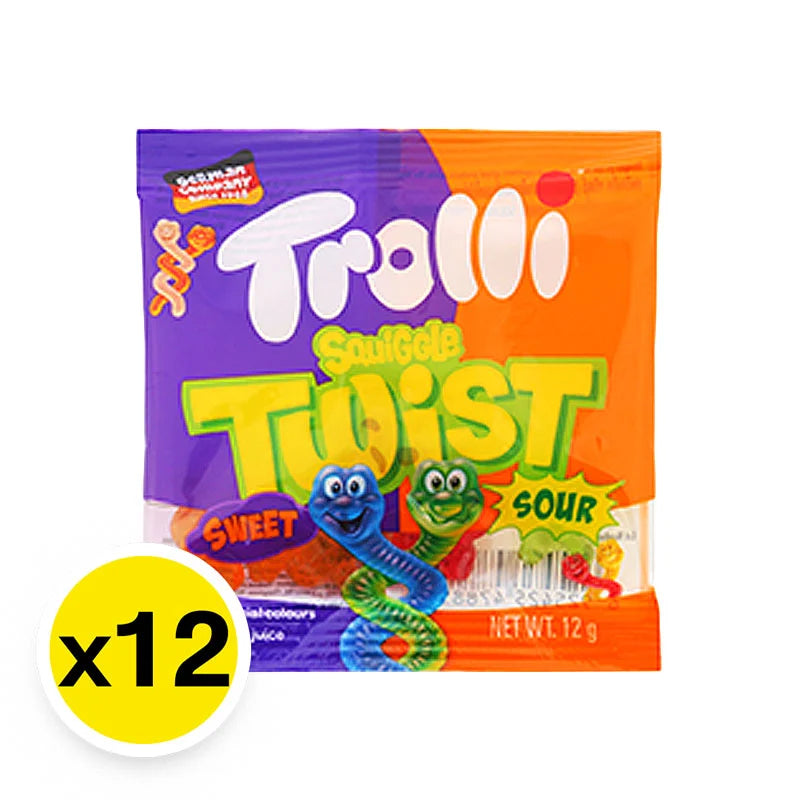 Trolli Gummy Squiggles Twist 12g x12