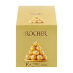 Ferrero Rocher Chocolate T3 600g box of hazelnut chocolates, wrapped in gold foil, in a dry grocery product image