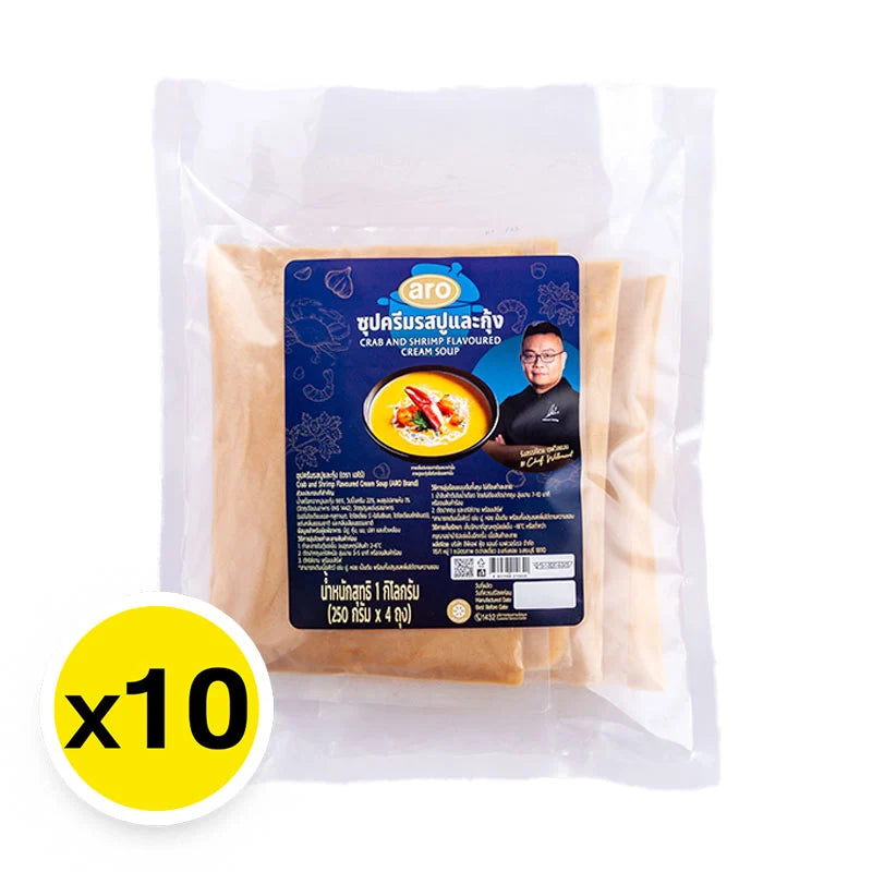 ARO Gold Frozen Cream Soup Crab And Shrimp x10