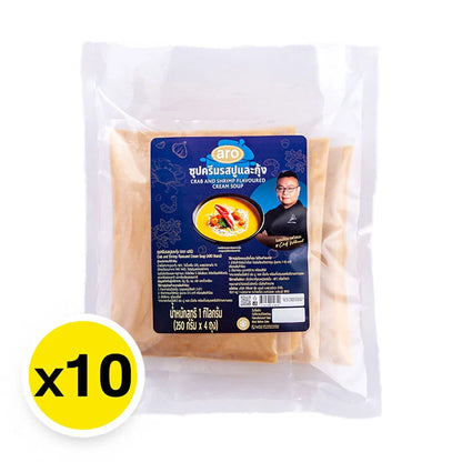ARO Gold Frozen Cream Soup Crab And Shrimp x10