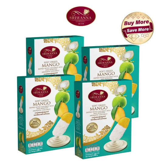 Sriwanna Set Soft Baked Mango Coated With Coconut Milk And