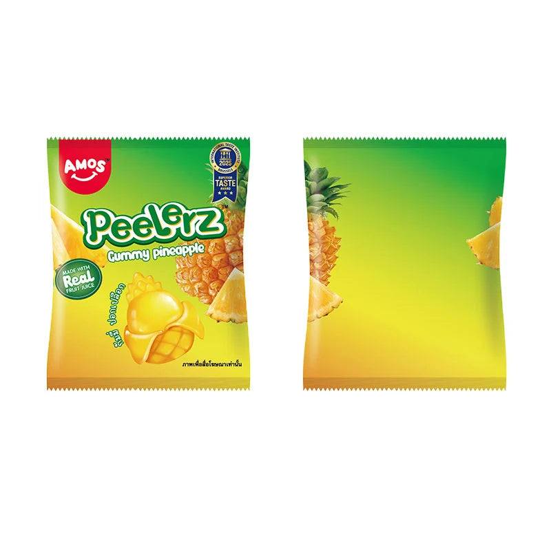 Amos Peelerz Gummy Assorted Fruit 608g