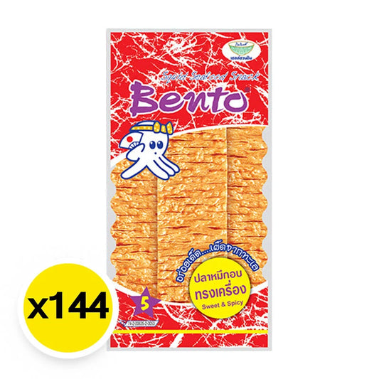 Bento Squid Seafood Snack Sweet & Spicy 4g x144