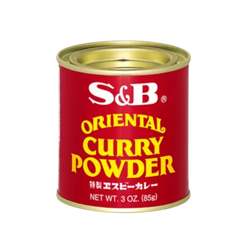 S & B Oriental Curry Powder Cans 85g x4