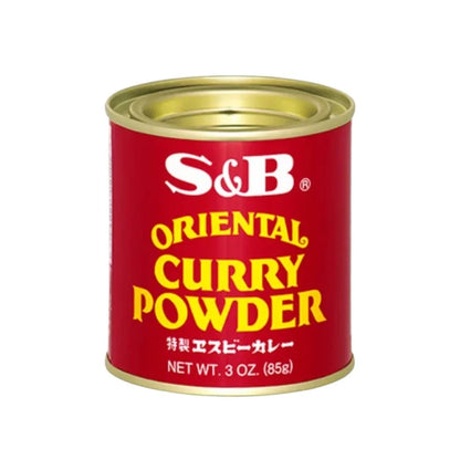 S & B Oriental Curry Powder Cans 85g x4