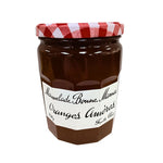 Jar of Bonne Maman orange marmalade with a white lid, 750g, showcasing the classic Bonne Maman label and orange jam inside.