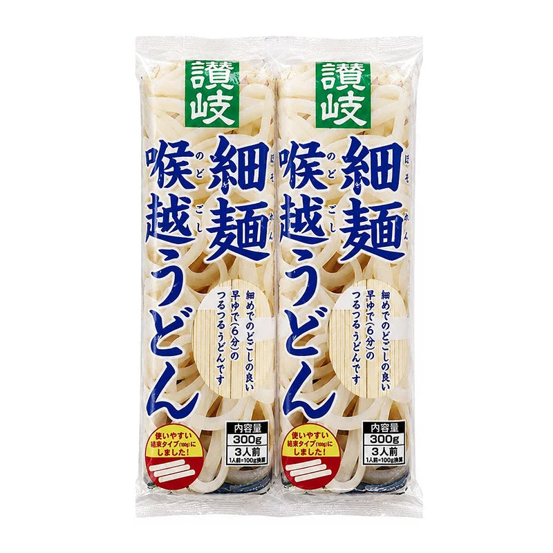 SANUKI Shisei Hosomen Nodogoshi Udon 300g x2
