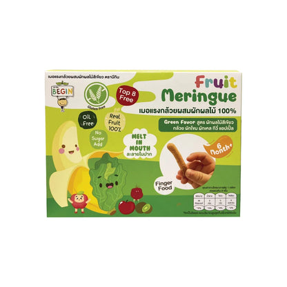 BEGIN BABY Banana Meringue Mixed With Green Vegetables And Fruits
