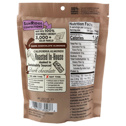Sunridge Farms Dark Chocolate Almonds
