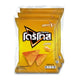 Bag of DORITOS Nacho Cheese corn tortilla chips with bright orange logo and colorful crunchy chips inside.