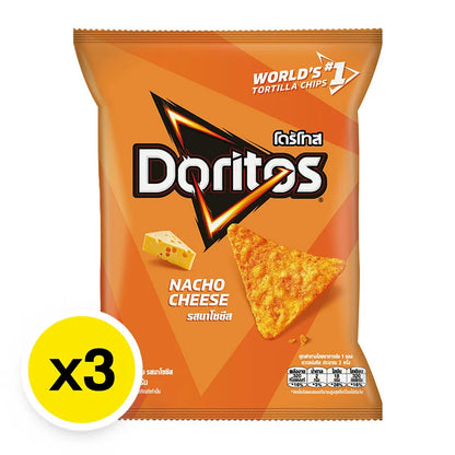 Doritos Corn Tortilla Chip Nacho Cheese 50g x3