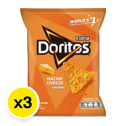 Doritos Corn Tortilla Chip Nacho Cheese 50g x3
