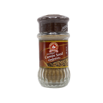 Nguan Soon cumin powder in a clear plastic bag, ready for cooking, with cumin seeds visible through the packaging.
