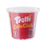 Trolli Gummy Fruity Cola Club candies in a 184g bag, featuring colorful gummy candies shaped like cola bottles and fruity flavors.