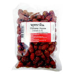 Makro Chinese Jujube dried fruit in 250g package, showing glossy, dark red jujubes with a wrinkled surface.