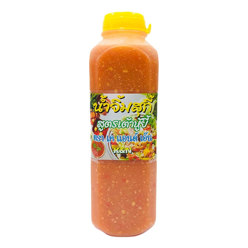 K&N Fermented Tofu Suki Sauce in 600g jar, with rich, savory appearance and label featuring traditional Asian culinary ingredients.