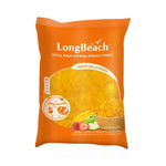 LongBeach Royal Gold Konjac Crystal 800g in a clear bag, dry grocery product with golden-toned konjac crystals visible inside.