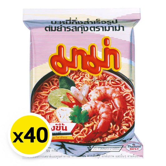 Mama Instant Noodles Shrimp Tom Yum 55g x40