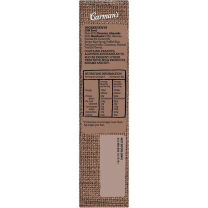 Carman's Almond Hazelnut & Vanilla Nut Bars