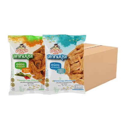 CHAOLAY Mixcrispy White Sardine (original + Larb Flavour) 25g x12