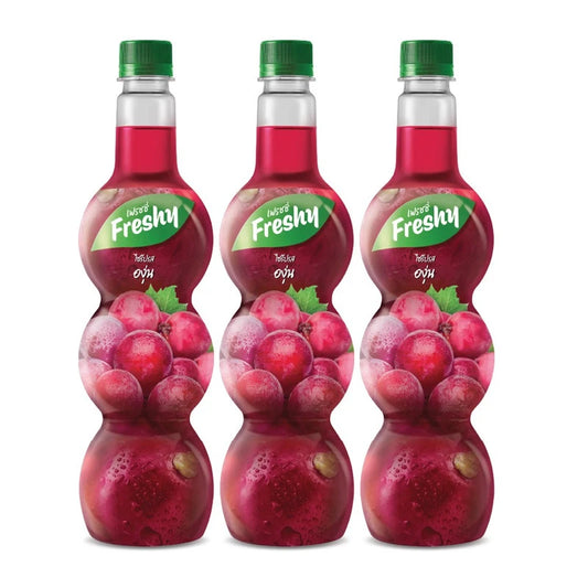 FRESHY Syrup Grape Flavoured 710ml x3