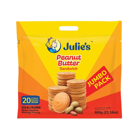 Julie's Biscuit Sandwich Peanut Butter 600g