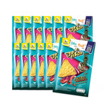 Taro Crispy Fish Snack in 18g pack, hot and spicy grilled squid flavor, dry grocery snack from TARO brand.