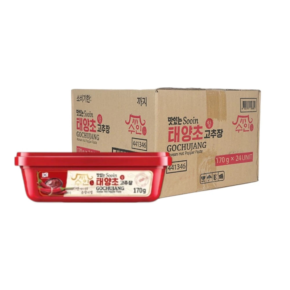 SOOIN [selling The Whole Box] Korean Sauce Gochujang Sauce 170g