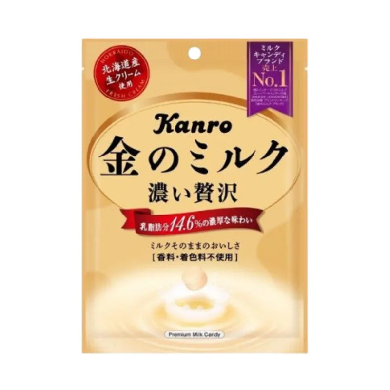 KANRO Milk Candy Milk Flavored Candy Premium Grade 80g