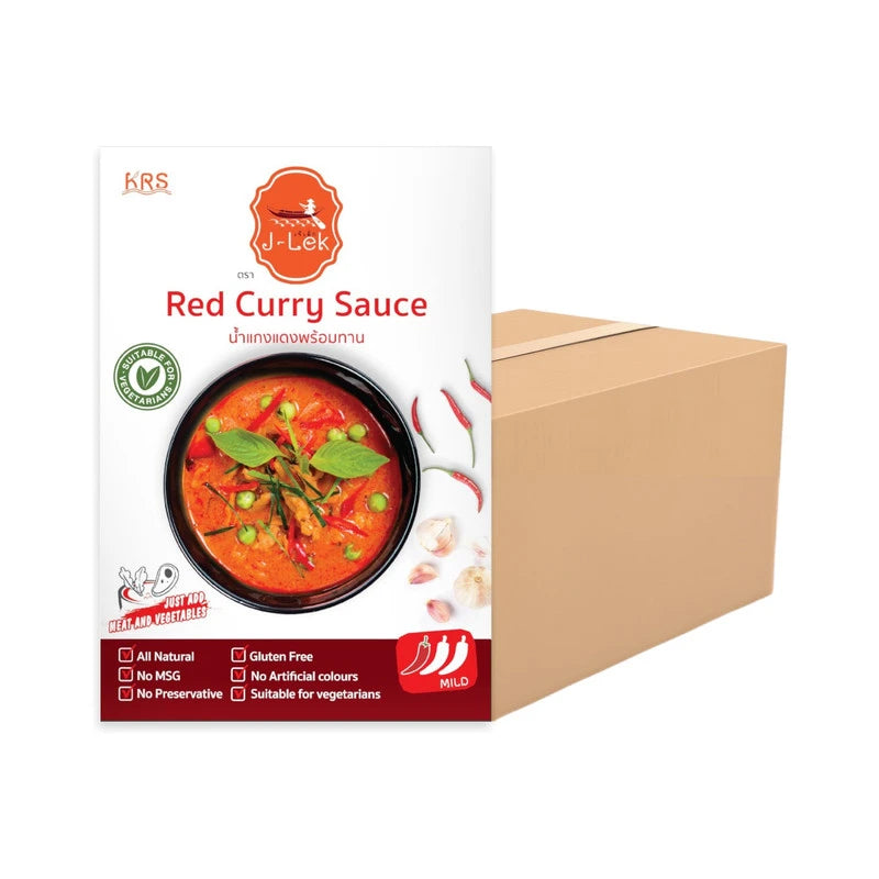 J-lek Ready-to-eat Red Curry Paste Pack Of 12 Packets 250g