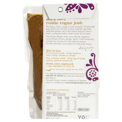 The Spice Tailor Rustic Rogan Josh