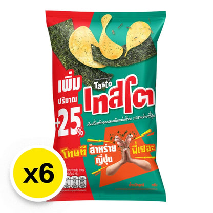 Tasto Potato Chips Japanese Seaweed 42g x6