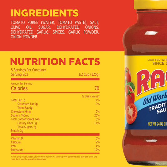 Ragu Traditional Pasta Sauce