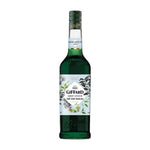 Giffard Matcha Green Tea Syrup 700ml bottle, dry grocery product with green tea flavor and vibrant label, on a white background.