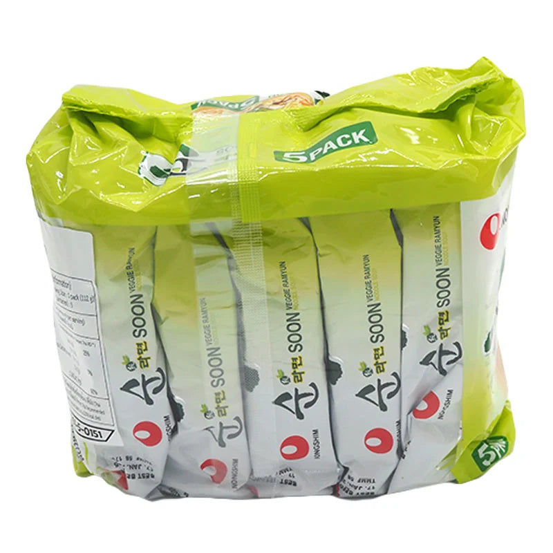Nongshim Soon Veggie Noodle 112g x5