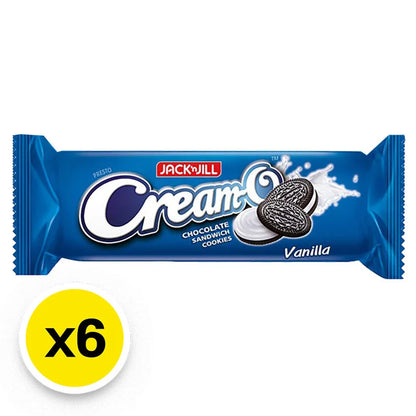 Cream-o Cookies Chocolate Vanilla 67.5g x6