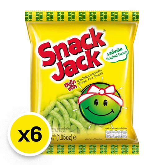 Snack Jack Green Pea Snack Original 30g x6
