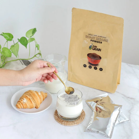 Pure Grain 100% Ground Roasted Black Sesame 500g